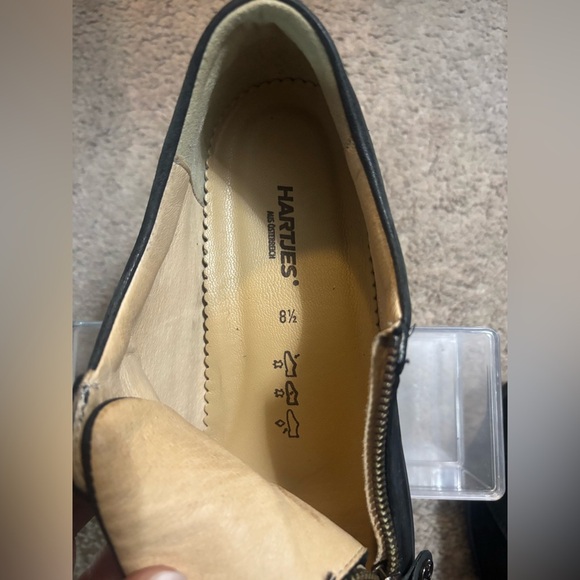 Women's Black Casual Sneakers with Side Zipper - Picture 3 of 12